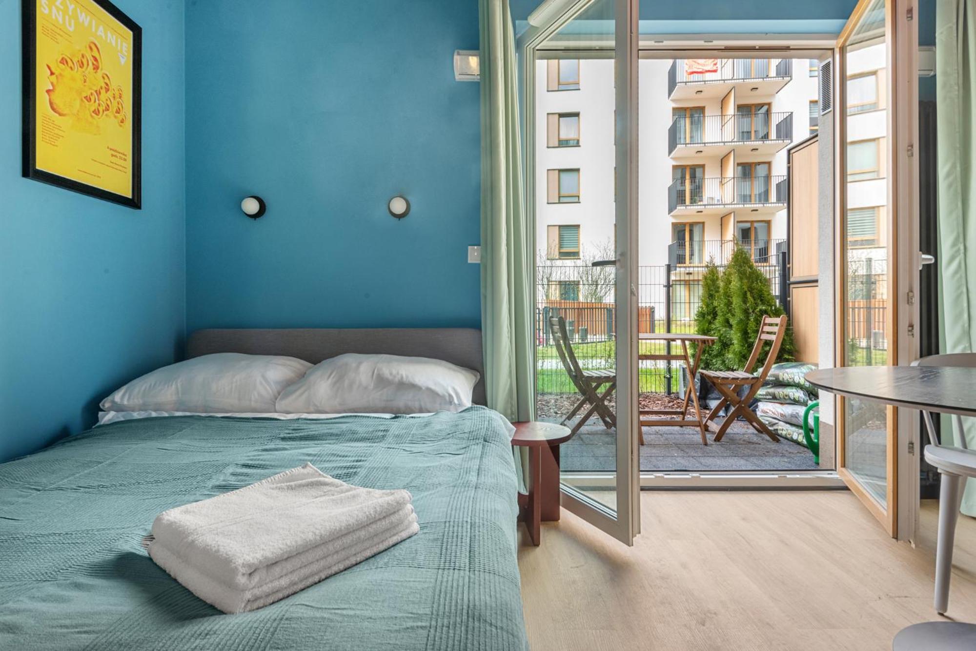 Ferienwohnung Colorful Apt Close To The Center Great Location Warschau Exterior foto